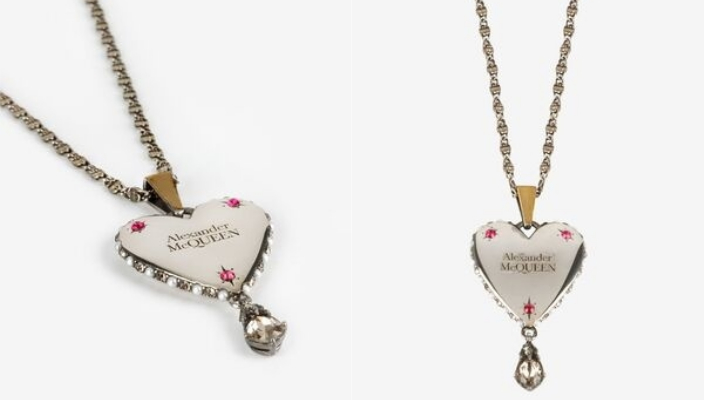 Alexander Mcqueen 520限定心形吊墜